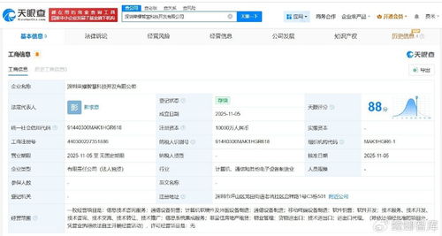榮耀成立智慧科技開發公司，注冊資本1億專注信息技術咨詢服務